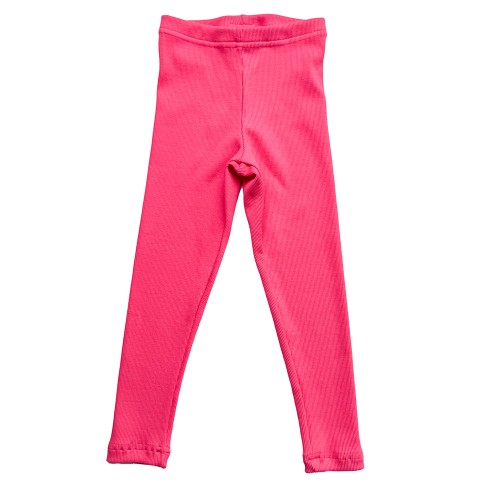 Legginsy prążek truskawka