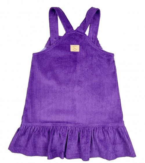 Sukienka Inka sztruks krokus